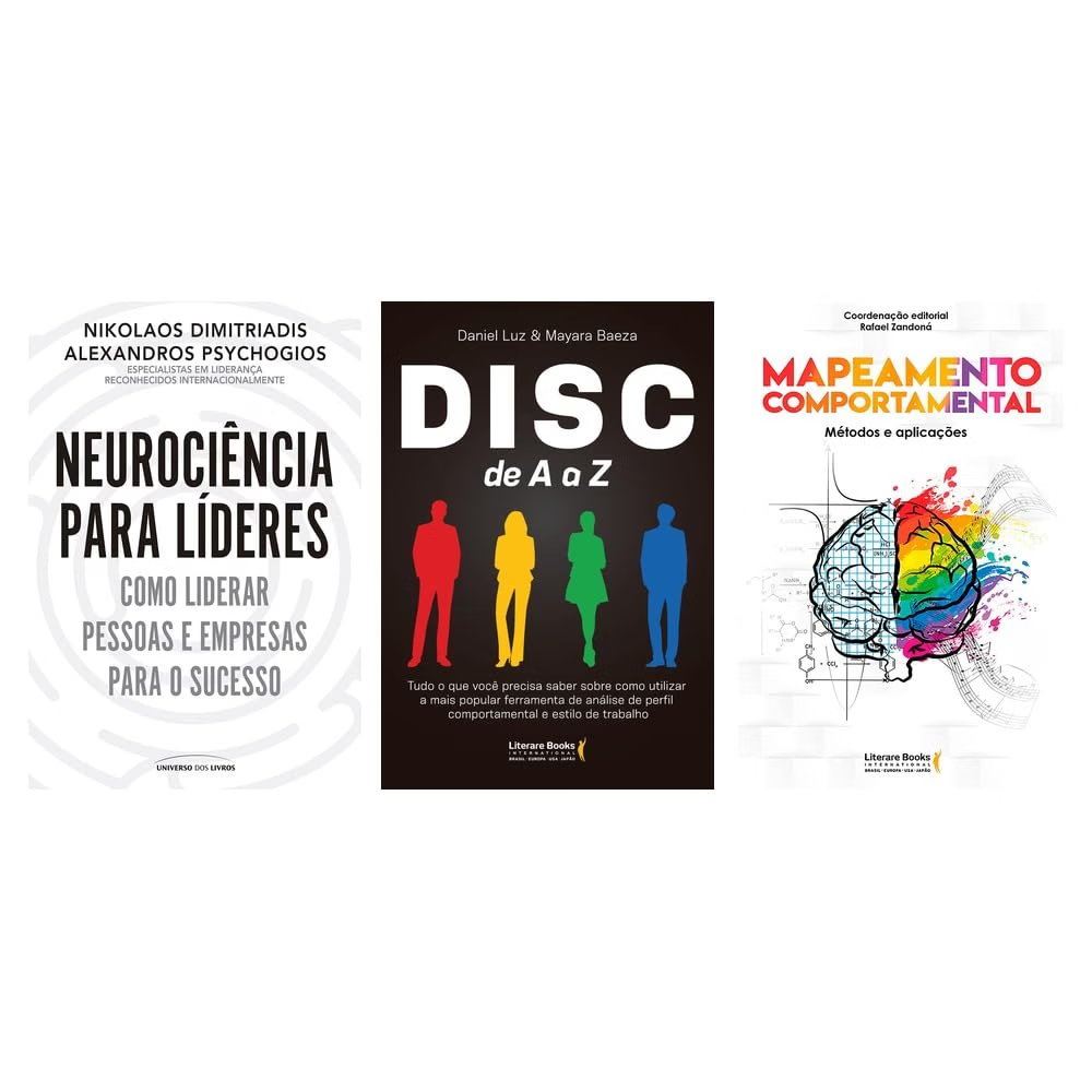 Kit Neurociência para Líderes + DISC de A a Z + Mapeamento Comportamental
